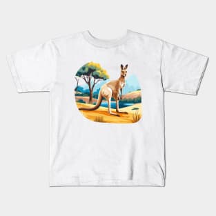 Cute Kangaroo Kids T-Shirt